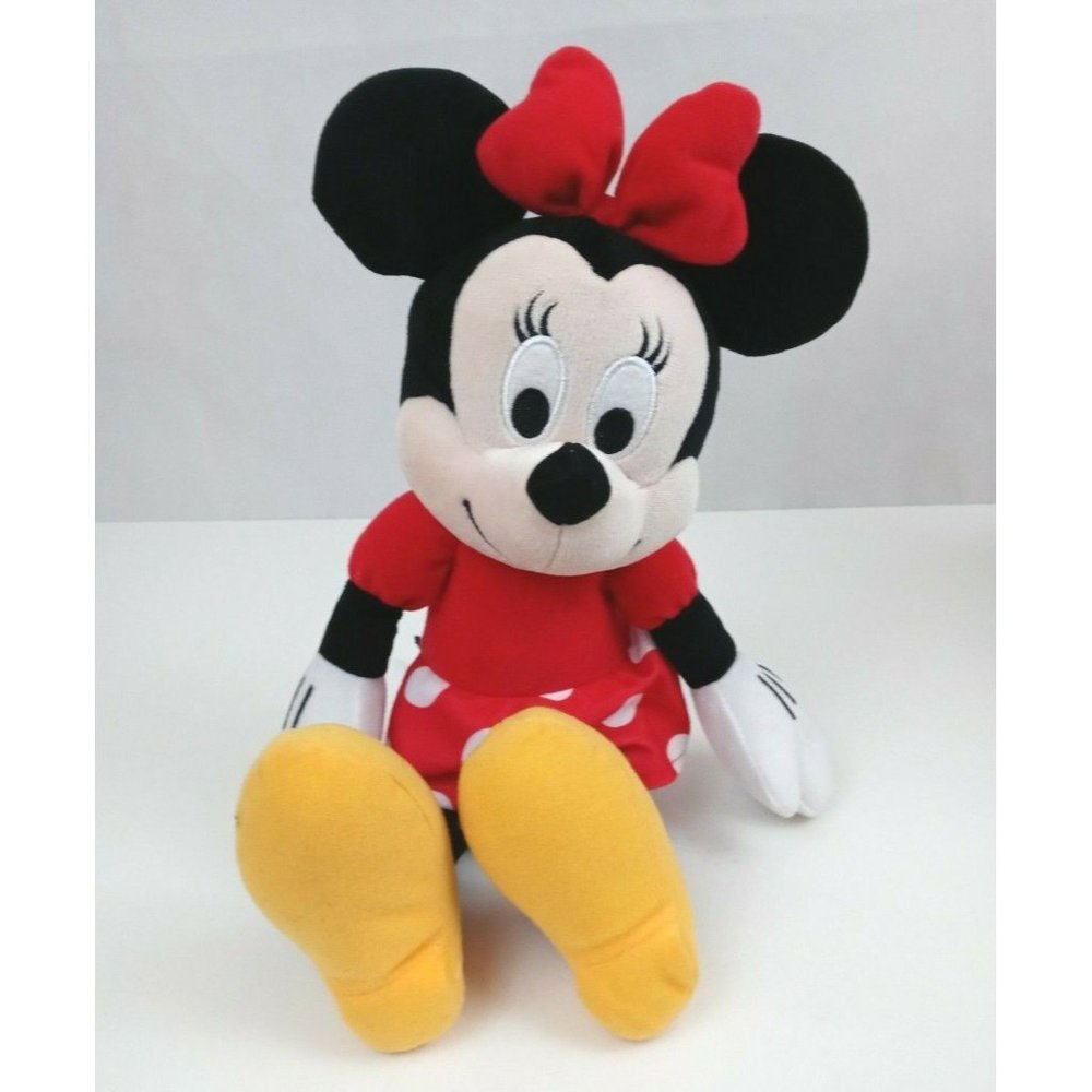 Disney Kohl’s Cares Minnie Mouse 15" Plush Wearing Red Dress & Bow